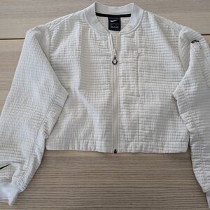 Nike Women's White Bomber Jacket